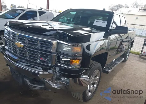 2014 Chevrolet Silverado 1500 2Lt из США, поврежденный, VIN 1GCVKREC5EZ325771
